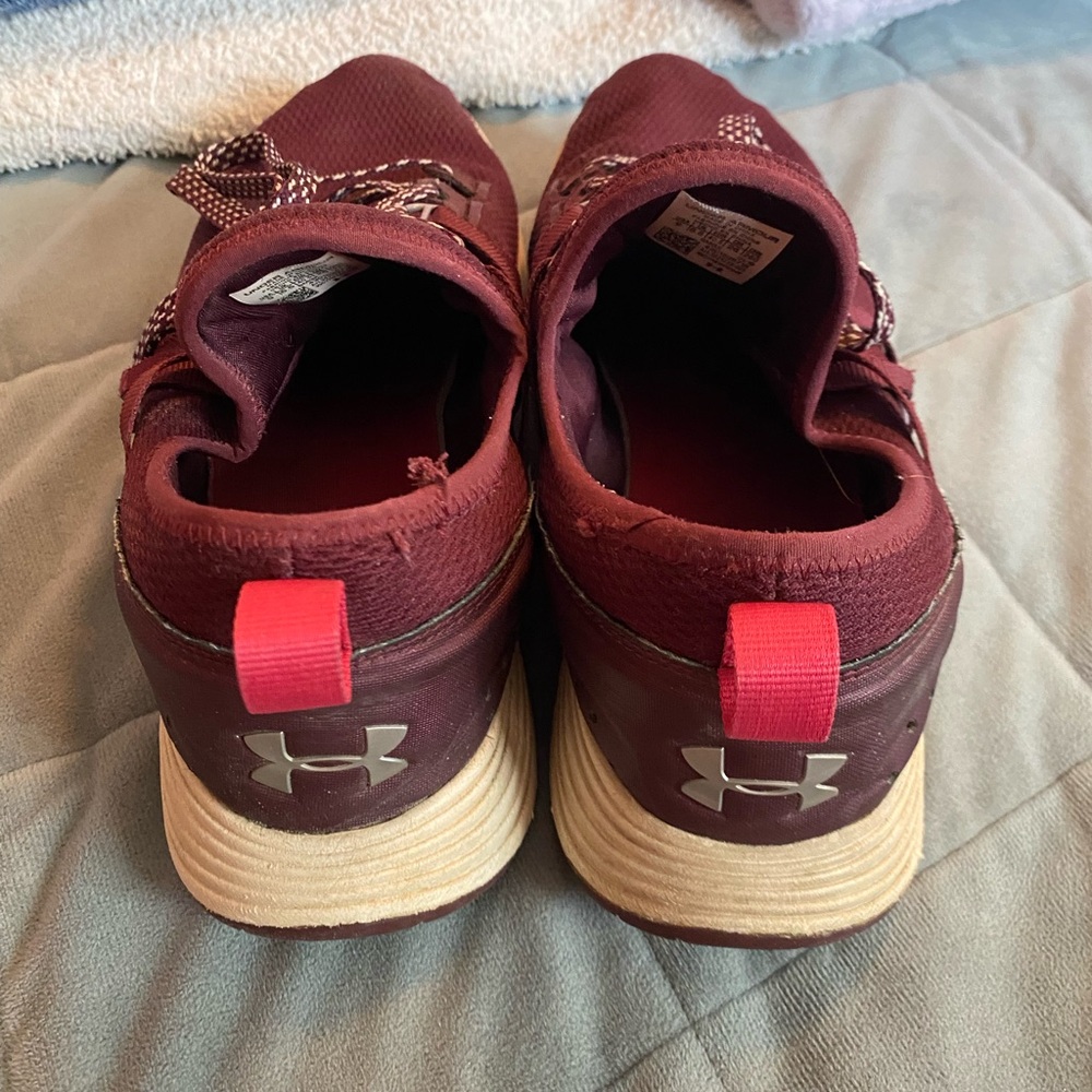Women’s UnderArmour Athletic Shoes Size 9 - Maroon Colored